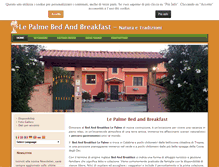 Tablet Screenshot of lepalmebedandbreakfast.com